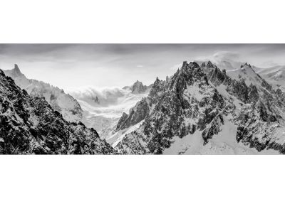 Aiguilles du Chamonix Pano (Print Only)